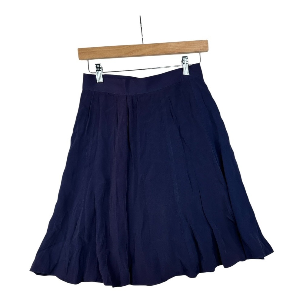 New Vintage Casual Corner A-line‎ Skirt size 8 Blue